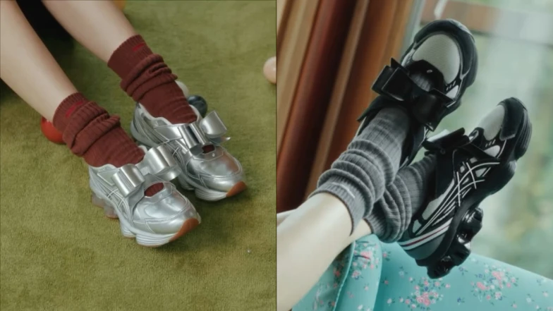 亞瑟士又一雙夢幻聯名！攜手SHUSHU/TONG推出巨大蝴蝶結瑪莉珍球鞋，黑色、銀色好難選！