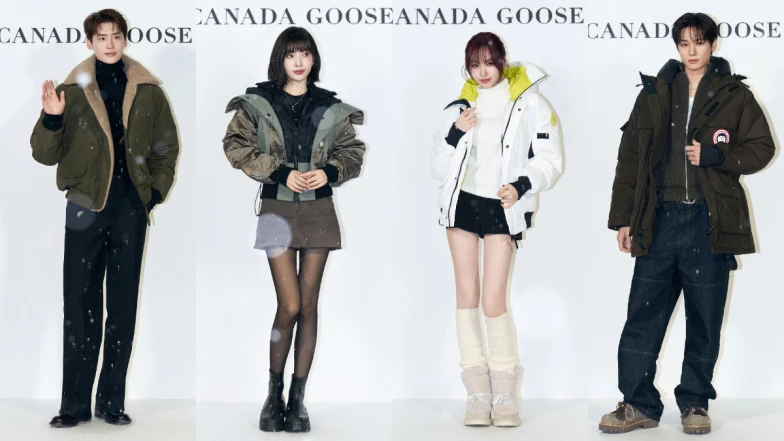 寒流零下十度也不怕！Canada Goose首爾活動 IVE Liz、李鍾奭、Red Velvet Joy...羽絨外套造型盤點