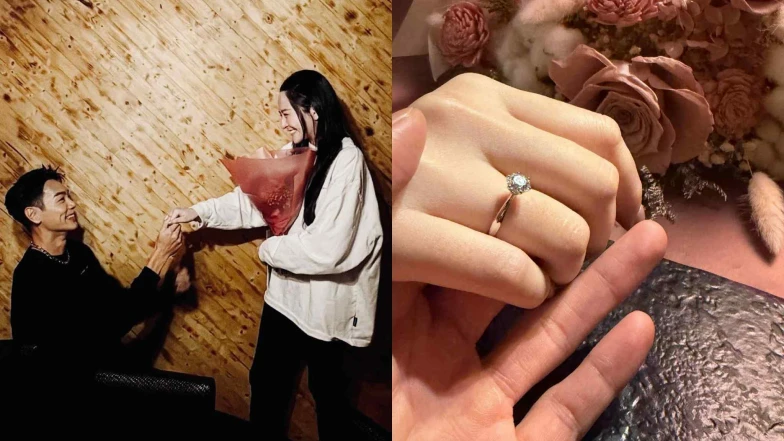 禾浩辰求婚成功！交往女友吳品潔2年修成正果，笑曝婚戒藏在這