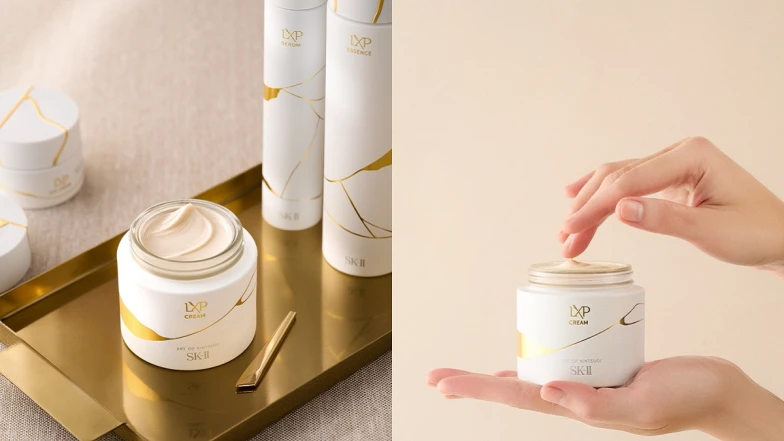冬天臉垮別慌！SK-II 凝時金緻乳霜與時為友的奢養哲學，2026全台上市！打破肌膚抗老瓶頸期¹幫助肌膚光耀緊聚²，喚醒緊緻與彈性的奢華續航。 