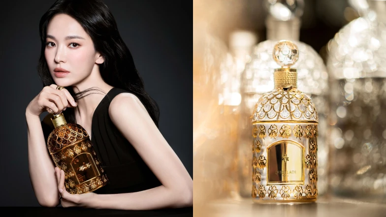 嬌蘭正式宣佈宋慧喬《全球大使GLOBAL AMBASSADOR》新身份，香水、彩妝、保養全線代言，首波美照向經典帝王蜂印瓶致敬！