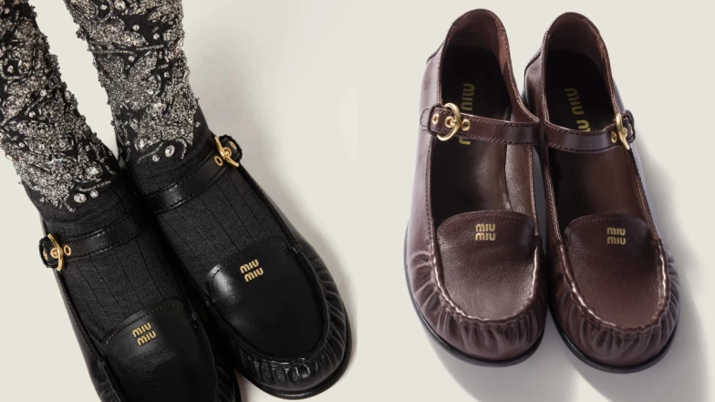 【隱藏美鞋】是樂福鞋還是瑪莉珍？Miu Miu這雙混血新款讓你可以全都要！時髦書卷風社群燒翻了