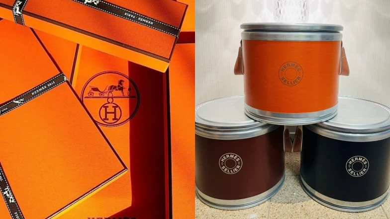 愛馬仕配貨必有這一「桶」？可收納、當小茶几，內行養馬人家中一定能看到