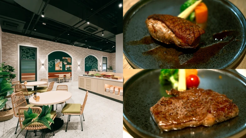 新店裕隆城必吃！「TOK牛排屋」主打原塊肉大份量、小農生菜吃到飽，親子聚餐首選