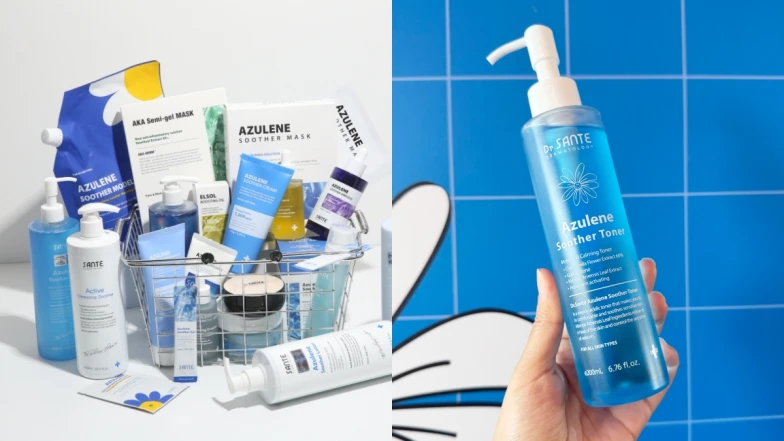 韓國醫美保養品牌Dr.SANTE善對登台！主打修護穩膚，甘菊藍舒緩修護系列必收3款