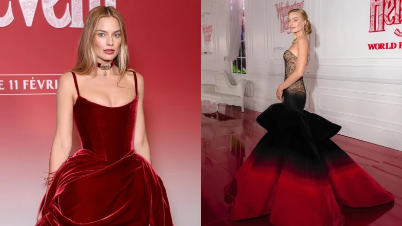 香奈兒總監為瑪格羅比訂製的第一件紅毯禮服：盤點《咆哮山莊》宣傳造型裡的歌德浪漫美學