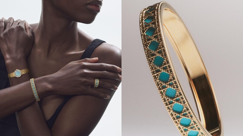 迪奧My Dior籐格紋圖案系列珠寶新款「綠松石色彩漆」!解密工藝細節