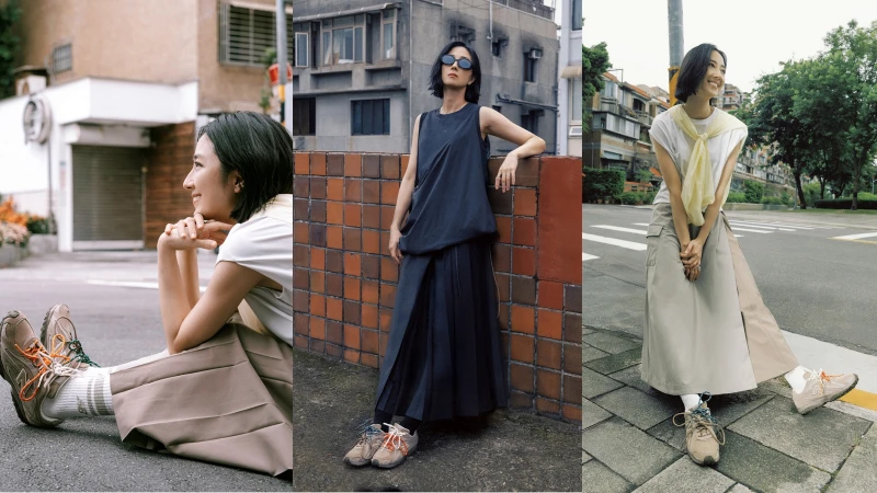 連桂綸鎂都認證的滿分高級感!! 混搭極簡優雅NB Grey系列，毫不費力提升OOTD品味級別搭配NB全新大熱薄底鞋204L，時髦女子必需ALL IN的高級鬆弛感神器！