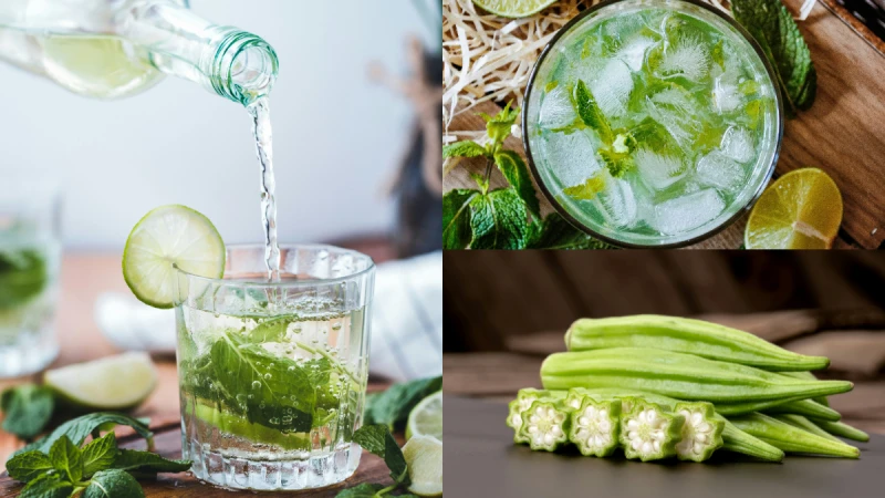 秋葵水、奇亞籽水、蘆薈汁「一週飲水排毒計劃」來啦！喝對可幫助燃脂、抗老還能讓腸道更年輕