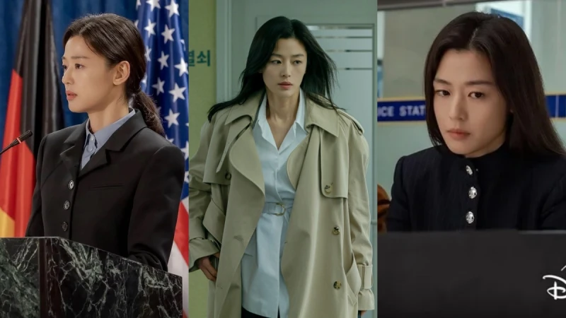 全智賢《暴風圈》精英造型解析!高領西外、風衣是必備,氣場不只靠精品還偷塞了私人愛牌!