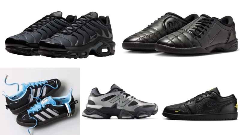 鞋頭入手一次看！New Balance 9060 新色、Air Max Plus、adidas Gazelle Indoor 黑色球鞋盤點