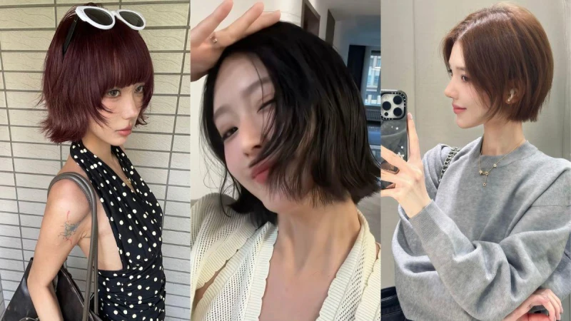 2025秋冬短髮染髮趨勢：摩卡棕、冷灰調，7款必試髮色俐落又能瞬間換氛圍！