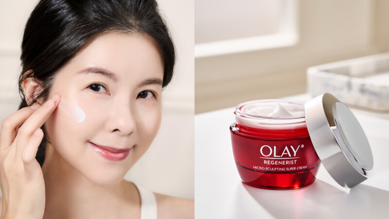 換季找回肌膚膠原力的王者「OLAY膠原大紅瓶」一夜有感變新生嫩皮，連小V臉都回歸～細紋油肌M編都能用的抗老乳霜～乾荒肌更是一抹爆水嫩