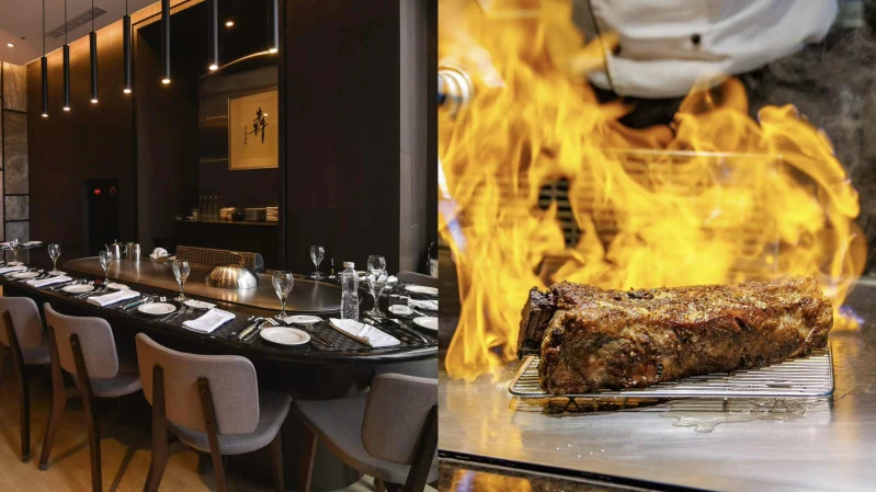 「犇 極上」鐵板燒推出10週年套餐!主廚桌邊「焰燒秀」,訂位價格一次看