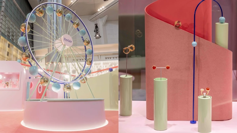 梵克雅寶遊樂園、咖啡店開張中？Perlée「金珠」限時體驗空間必踩點