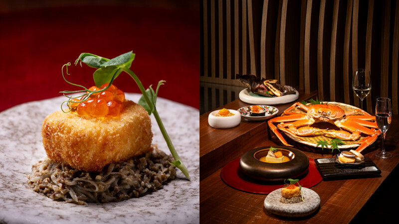2025冬季奢華美食推薦！隱身台北市巷弄的「blu koi」以松葉蟹、毛蟹、A5和牛打造冬日17極致頂級日料盛宴，帶你體驗鹹甜交織、鮮味堆疊的極致味覺饗宴！
