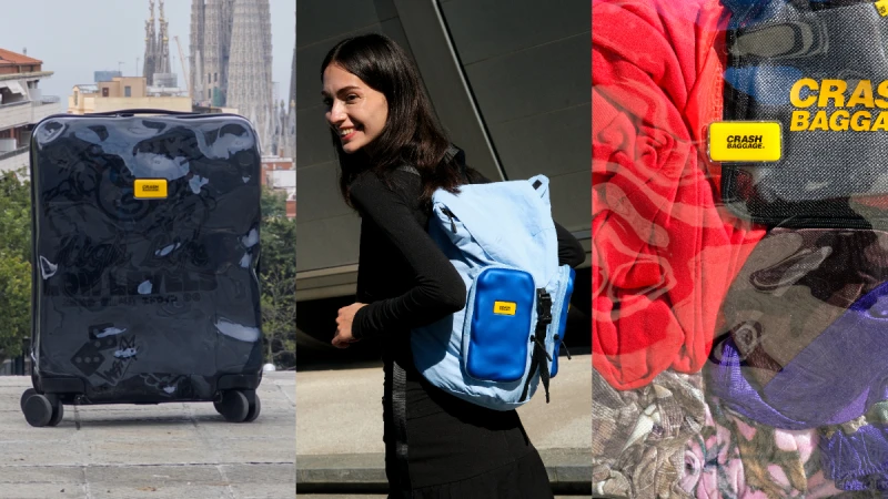 旅行必備！義大利怪美系行李箱Crash Baggage全透明行李箱登場，週末或長途旅行都適合