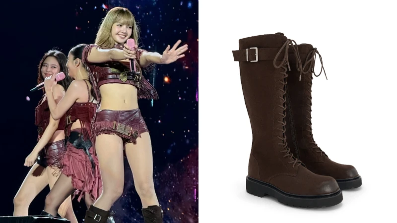 BLACKPINK LISA 《DEADLINE》演唱會同款CHARLES &amp; KEITH單品幫你找到！帥氣造型一次看