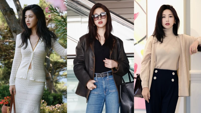 朱珠是誰？公認的「姐系穿搭教科書」，10套明媚大氣穿搭解析，40+女性值得一試