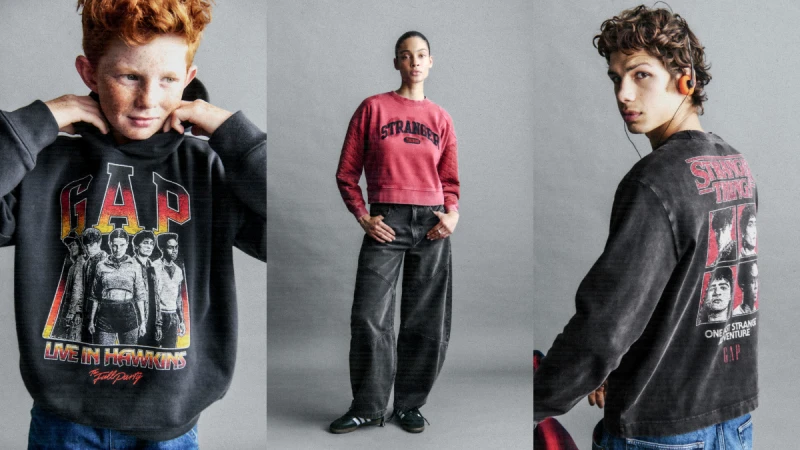 Gap × Stranger Things 最終章聯名登場！一次喚起《怪奇物語5》顛倒世界的回憶