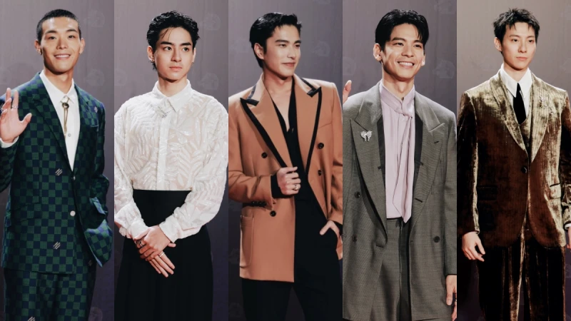 2025金馬紅毯5帥沒有黑色系！劉敬透膚襯衫有帥氣少年感，曾敬驊尖頭鞋撐起Valentino