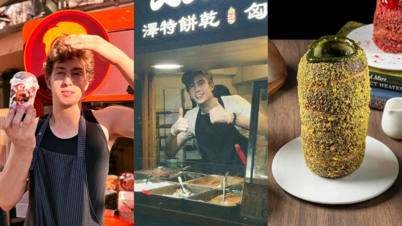 【Threads上紅什麼】師大夜市匈牙利帥哥的煙囪捲Zet’s Kuki！網友推薦口味、菜單、地址一次看