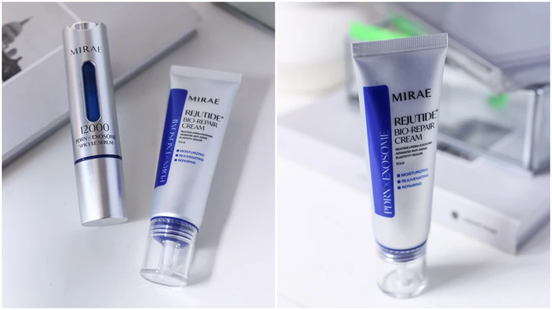 熱賣缺貨N次的未來美外泌體精華～再次讓人爆衝購買力！全新「麗珠肽 修護新生乳」冬日敏弱、光電課程後，保濕穩膚強到掉下巴！