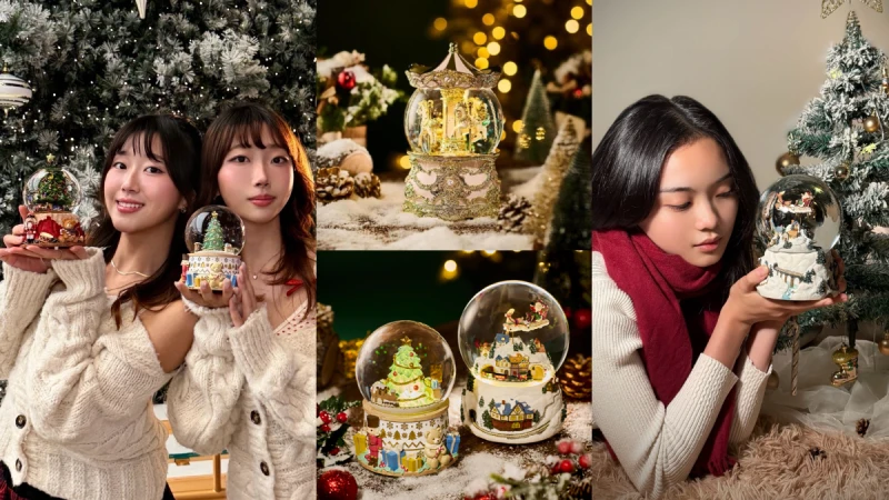 綻放聖誕節浪漫光影！讚爾水晶球X三麗鷗美樂蒂 &amp; 酷洛米推出年度限定款，以繽紛多樣的夢幻設計，完美打造專屬冬日節慶的儀式感