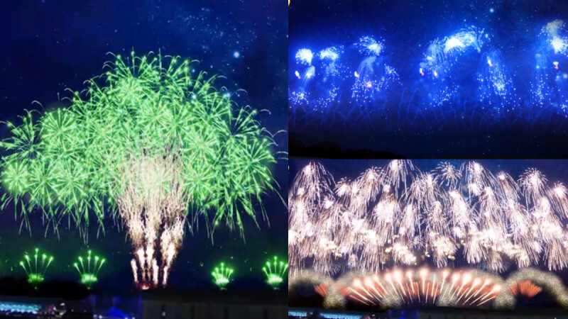 2026義大跨年999秒煙火再突破！「藍色流星雨煙火」打造科幻夢境、夜空中種出巨大煙火樹