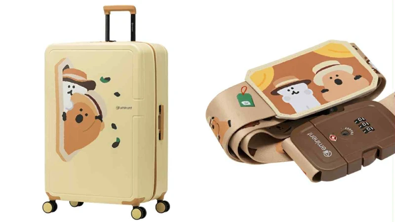 DINOTAENG行李箱太萌！萬國通路聯名超人氣短尾矮袋鼠，還有QUOKKA造型兩用抱枕毯