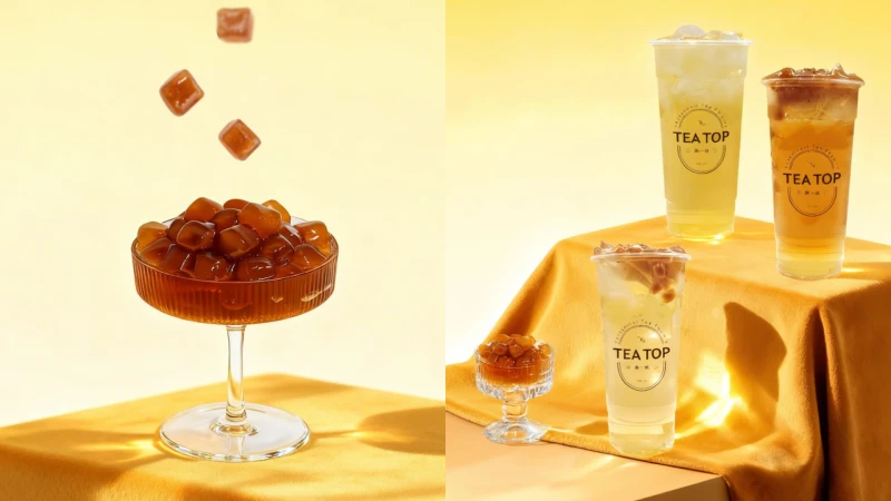 TEA TOP第一味「不滿意重做」承諾加碼續跑，粉角系列新品咀嚼控必喝