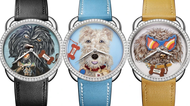 Hermès愛馬仕狗狗錶可愛爆擊！萌臉背後大有工藝玄機，看限量三款亮點