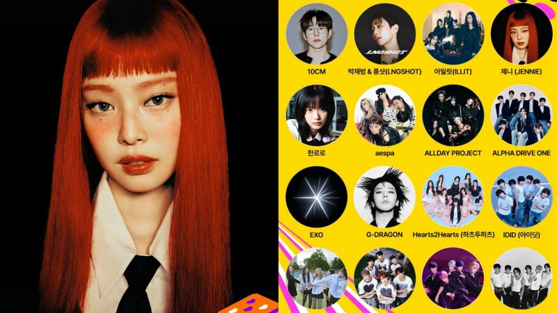 MMA 2025直播線上哪裡看？JENNIE、GD超強陣容一次看，EXO也要出席