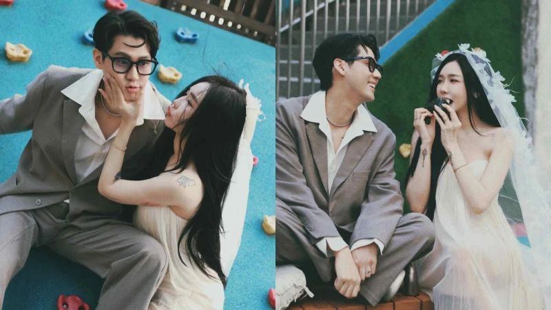 李玉璽、許允樂結婚了！公開甜蜜婚紗照「我們會一起變老」