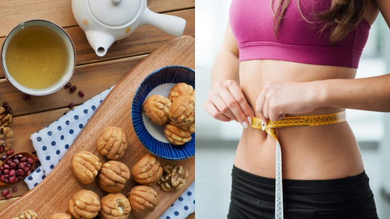 綠茶配核桃、脂肪無處逃！專家曝「這樣吃」，瘦肚子速度明顯加快！