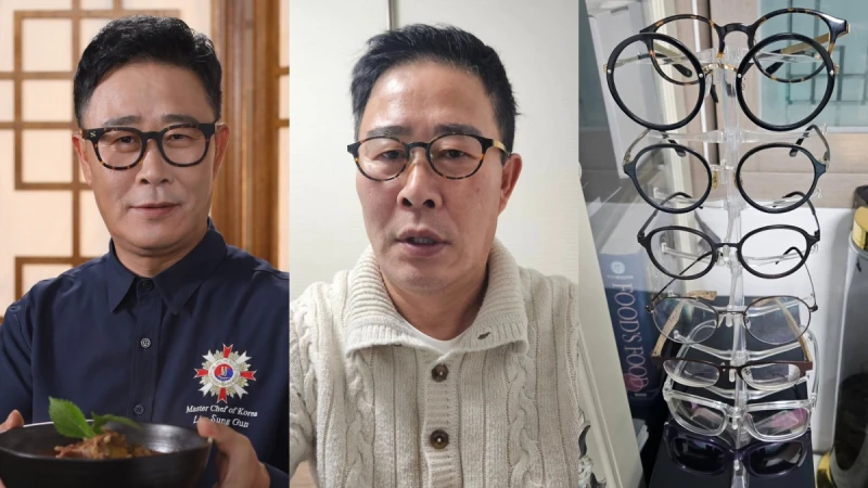 《黑白大廚2》林盛根不止五萬醬料還有「五萬眼鏡」！大叔角度自拍秀公開收藏，曬喜愛度超越孫鍾元