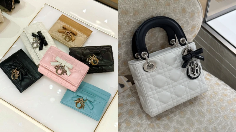 走進Dior的蝴蝶結宇宙！2026焦點新品一覽：蝴蝶結錢包、書皮托特包…全球少女已淪陷