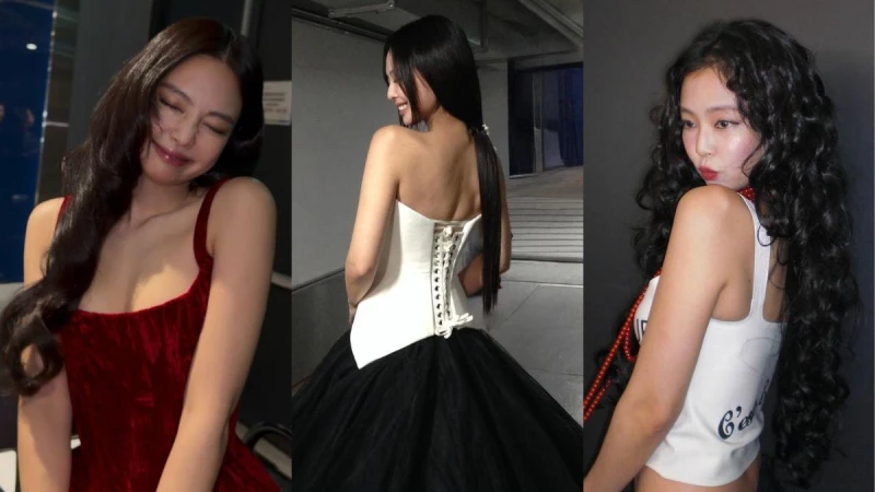 BLACKPINK Jennie話題髮型盤點！低馬尾、羊毛卷、瀏海染…6款經典造型回顧