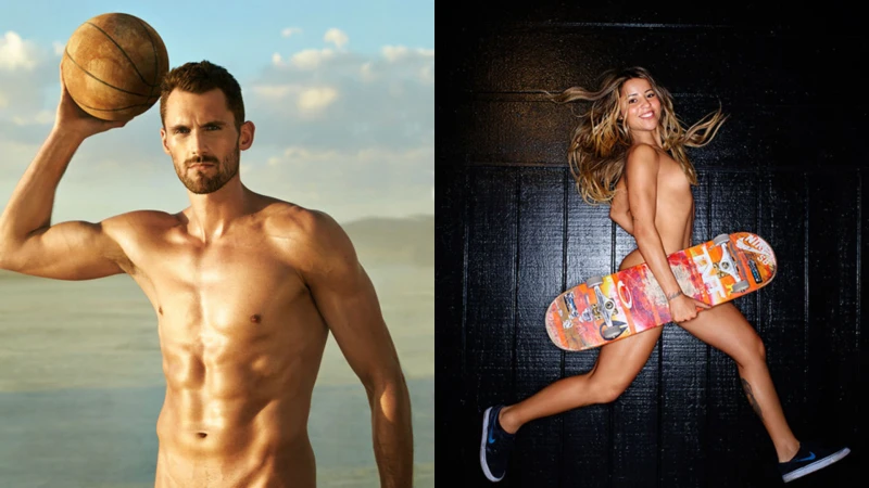 ESPN 2015《Body Issue》24 位巨星全裸上陣！哈波、Kevin Love 展現極致力與美