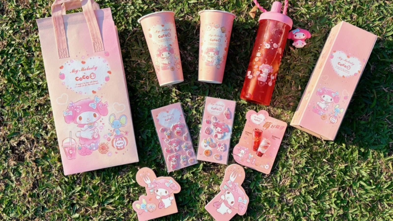 【Threads上紅什麼】】CoCo聯名美樂蒂夢幻登場！草莓系飲品、4款周邊超萌必收藏