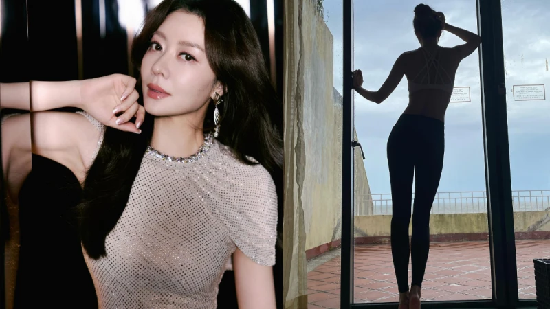 45歲熊黛林二寶媽依舊維持名品超模美腿！4居家超模美腿運動，跟練擁有同款細直腿