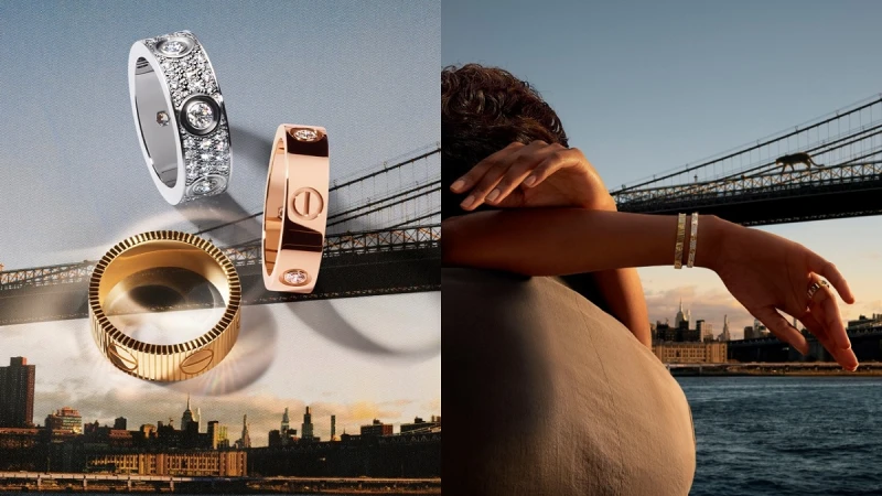 愛無止盡！從經典螺絲語彙到柔軟自由無拘的Cartier LOVE系列珠寶，完美詮釋跨越界限專屬愛的當代語言，獨特出色設計注入日常休閒或正式著裝，打造完美混搭格調魅力。