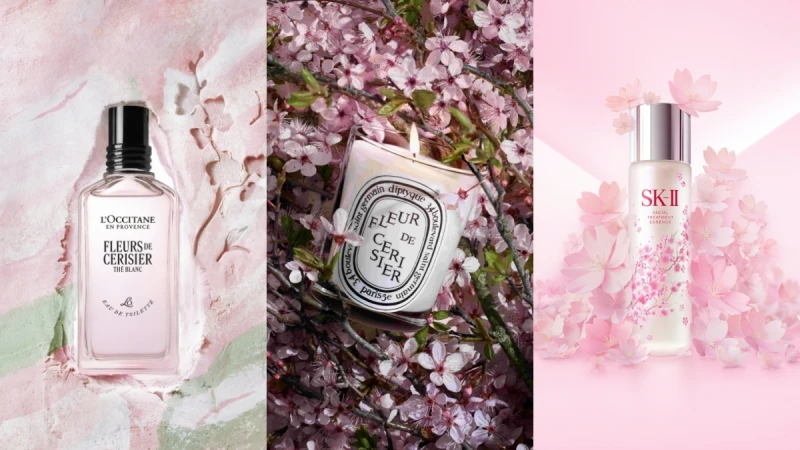 2026櫻花香水與彩妝推薦! Diptyque、歐舒丹、Jo Malone London、SK-II…春季夢幻清單一次看