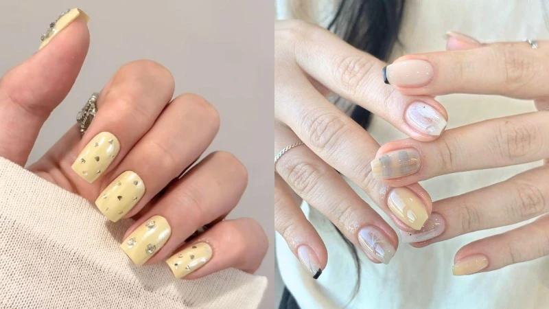 2026美甲推薦「小雞黃美甲」25款清新顯白設計，韓系法式、造型、跳色一次看！